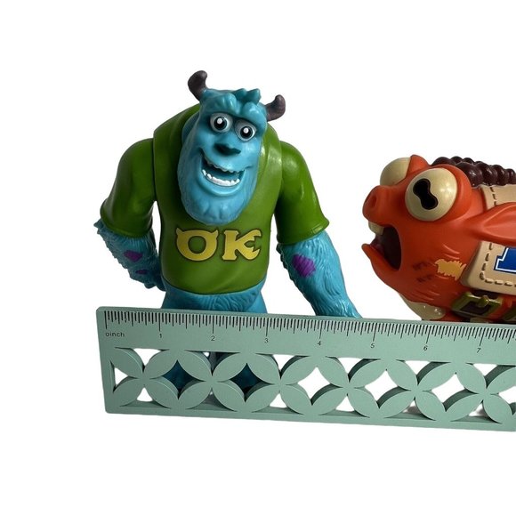 Disney Monsters University Sully Action Figure Archie Scare Pig Mascot Squeaker - Picture 12 of 12